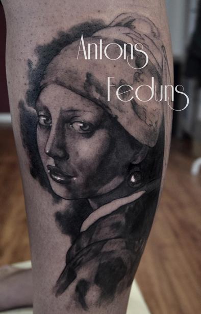 Tattoos - Girl with a pearl earring - 91594